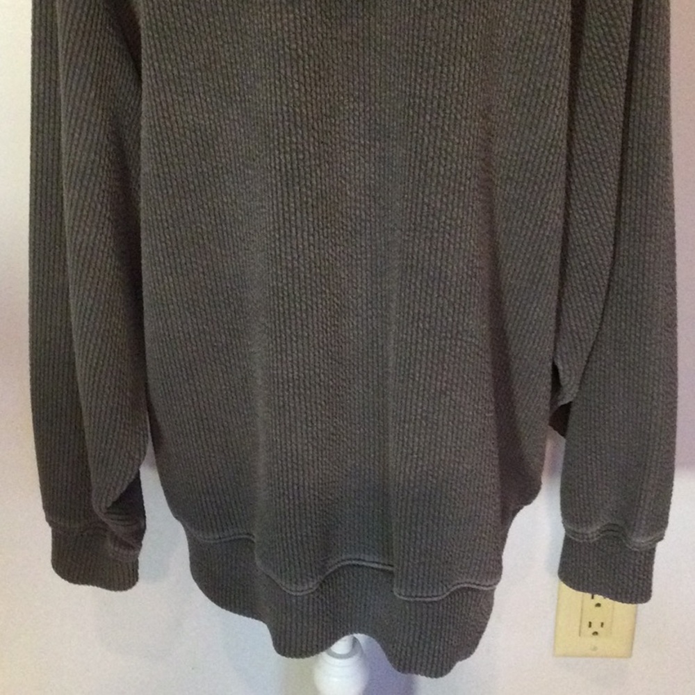 Aerie Gray Zip Oversized Hoodie - Picture 6 of 10